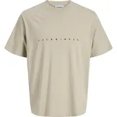 Jack & Jones T-Shirt 'JJEStar' crème / noir