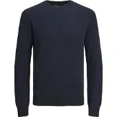 Jack & Jones Pull-over 'JJEGlobe' bleu foncé