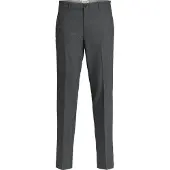 Jack & Jones Pantalon à plis 'JPSTAce Leo' bleu nuit / gris foncé