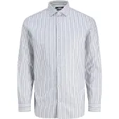 Jack & Jones Chemise business 'JPRBLAPARKER' gris / noir / blanc