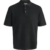 Jack & Jones George Knit Polo Ss Sn Short Sleeve Polo Noir XL Homme