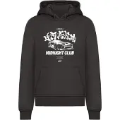 Mister tee Sweat-shirt 'Midnight Racing Club' noir / blanc