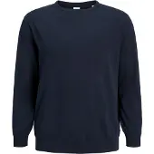 Jack & Jones Basic Plus Size Sweater Bleu 6XL / Regular Homme