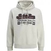 Jack & Jones Logo 2 Col Hoodie Blanc S Homme