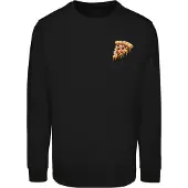 Merchcode T-Shirt 'Pizza Comic' jaune / vert foncé / rouge / noir