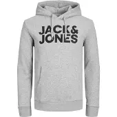Jack & Jones Sweat-shirt gris clair / noir