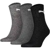 Puma Chaussettes unisexe Chaussettes Paquet de 3 femme - Gris - 47