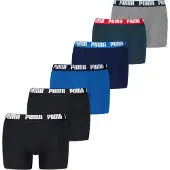 Puma Boxers 'Everyday' bleu / marine / bleu marine / gris chiné / noir