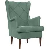 vidaXL fauteuil Vert Mer Velours