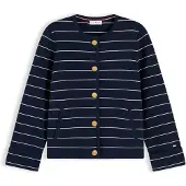 Tommy Hilfiger Cardigan crème / bleu foncé