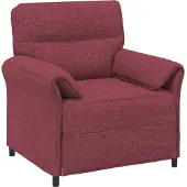 vidaXL Ensemble de canapés, 2 pièces, tissu bordeaux