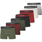 KOROSHI Boxers greige / olive / rouge / noir