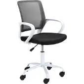 Akord Fauteuil Pivotant Blanc/Noir 46X47X85