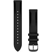 Garmin Bracelet en cuir - Connexion 18 mm - Noir