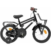 vidaXL Vélo pour enfant 14 pouces, pour les 3-5 ans, noir