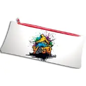 Panta Plast Trousse en PP avec impression sur la fermeture éclair « Youth » -