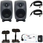 Genelec 8020D (2x) + pieds + calibration + c?bles