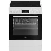 Beko Cuisinière vitrocéramique 72l 4 feux blanc - - FBE67300WCS - b300