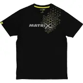 Matrix Fishing T-Shirt homme pêche Hex Print Noir r. S