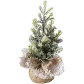 Boltze Sapin artificiel dans un pot en jute TANNE, 22 cm