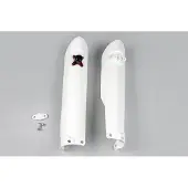 Ufo PLAST Protecteur de fourche Pour modèles KTM En blanc haute qualité