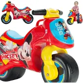 Injusa Vélo d'équilibre à moteur Mickey Mouse