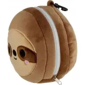 Usorteret Relaxeazzz peluche paresseux coussin de voyage rond & masque pour les yeux, Coussin de voyage, Marron