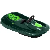Hamax | SNO Rex | bobsleigh directionnel | design robuste | pour les plaisirs de l'hiver | avec fonction de pilotage | couleur : vert