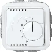 Kopp Paris / Ambiente Thermostat d'ambiance Contact d'ouverture pour programmes d'interrupteurs, Thermostat, Blanc