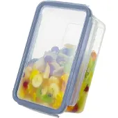 Rotho Boîte pour réfrigérateur 2 l CLIC & LOCK, Couleur:Transparent