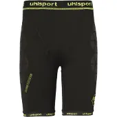 Uhlsport Bionikframe Short Unpadded Hommes - Noir / Jaune fluo