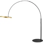 SLV Lampe à arc LED One Noir avec or - 232cm