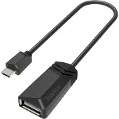 Hama 00200308 changeur de genre de câble Micro-USB USB Type-A Noir