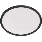 Emos Applique/plafonnier à LED FLORI, ronde, blanc neutre 4000 K, 2200 lm, 22 W (au lieu de 150 W ampoule), pour l'intérieur, Ø 42 cm, noir