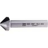 PFERD Fraise conique à lamer HSS DIN 335 C90° 19,0 mm (19 millimètres)