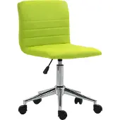 SVITA LINUS Chaise de bureau Enfant Chaise pivotante Tissu vert