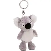 Magni Unisexe, Porte-clés, NICI Schlüsselanhänger Koala Berry 10cm, Multicolore, Blanc, Gris