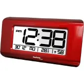 Technoline Réveil radio WT-197 Température Date Jour de la semaine Affichage Rouge brillant