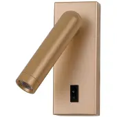 ITALUX Applique LED 2,5W avec spot et interrupteur NOVA WL-46376-1-GD