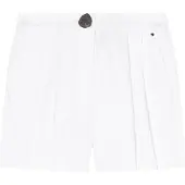 Armani Exchange pour femme. XW001983AF21530U0002 Short taille haute blanc (XL), Casuel, Lin