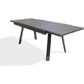 DCB Groupe Table de jardin 8 places en aluminium