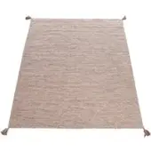 Tapis.fr Tapis tissé main Kilian beige 80x150 cm