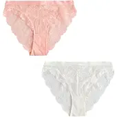 Next Slip orange / blanc