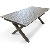 DCB Groupe Table de jardin en aluminium