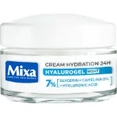 Mixa Hyalurogel Night crème hydratante visage pour la nuit 50 ml