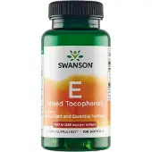 Swanson Health , E-400, Tocophérols Mixtes, 400 UI (268 mg), 100 Gélules Souples