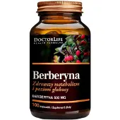 Doctor Life Berberine 500mg pour un métabolisme et des niveaux de glucose plus sains, 100 gélules