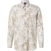Armani Exchange Chemise beige / crème / marron