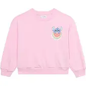 Gap Sweat-shirt 'STITCH' bleu-gris / vert clair / rose / melon