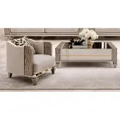 AEA Ensemble fauteuil et table basse pour un salon moderne